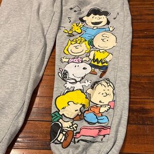 Peanuts Heather Gray Sweatpants